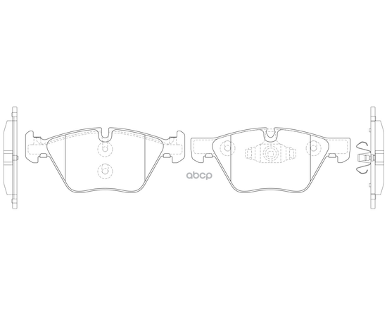 Купить КОЛОДКИ ТОРМОЗНЫЕ ПЕРЕДНИЕ BMW 5 F10/F11 2.0-3.0 10- BP32513