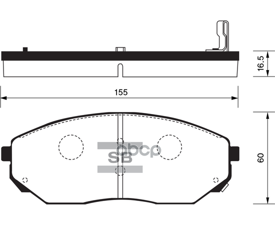 Купить КОЛОДКИ ТОРМОЗНЫЕ KIA SORENTO 02- ПЕРЕДНИЕ SP1153