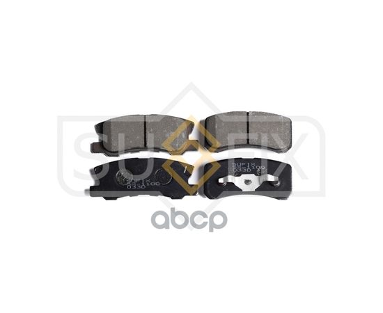 Купить КОЛОДКИ ТОРМОЗНЫЕ ЗАДНИЕ CITROEN C-CROSSER 07, MITSUBISHI PAJERO 2.5-3.8 00 / PAJERO SPORT 97 / OUTLANDER XL 07, PEUGEOT 4007 07 SX-1100