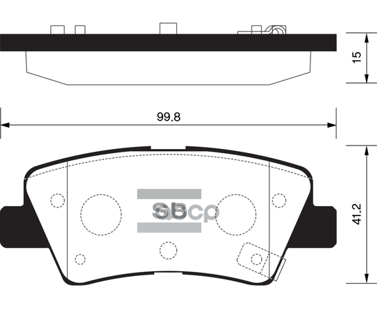 Купить КОЛОДКИ ТОРМОЗНЫЕ HYUNDAI VELOSTER 11/KIA RIO 11- ЗАДНИЕ SP1407