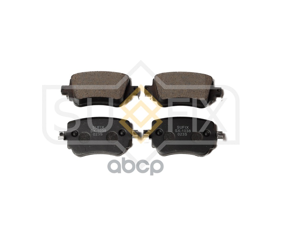 Купить КОЛОДКИ ТОРМОЗНЫЕ ЗАДНИЕ AUDI Q3 2.0-2.0D 14, SKODA OCTAVIA(5E) 1.2T-2.0 12, VW CADDY IV 1.2T-2.0D 15 / SHARAN 1.4T-2.0D 10 SX-1038