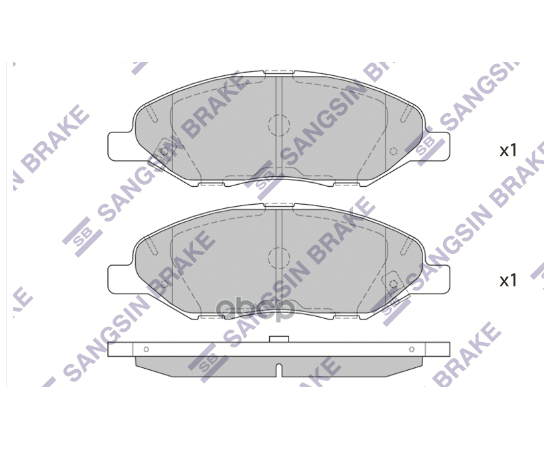 Купить КОЛОДКИ ТОРМОЗНЫЕ ДИСКОВЫЕ ПЕРЕДНИЕ NISSAN VERSA 08- (SEVERE DUTY) SP1383SD