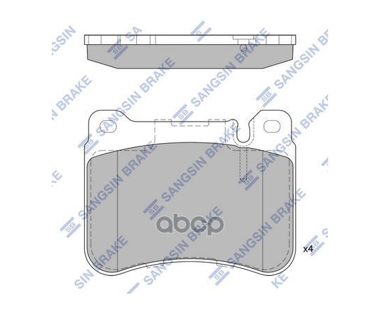 Купить КОЛОДКИ ТОРМОЗНЫЕ ДИСКОВЫЕ MB W203/S203/CL203 1.8-3.5I/2.2-3.0CDI 02 SP2329