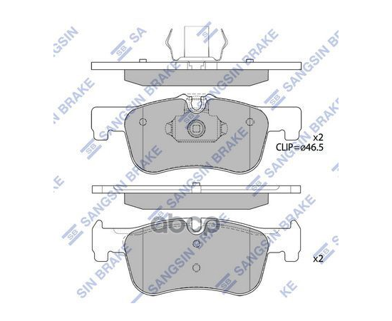 Купить КОЛОДКИ ТОРМОЗНЫЕ ПЕРЕДНИЕ BMW 1(F20/F21)/2(F22/F23) SP4043