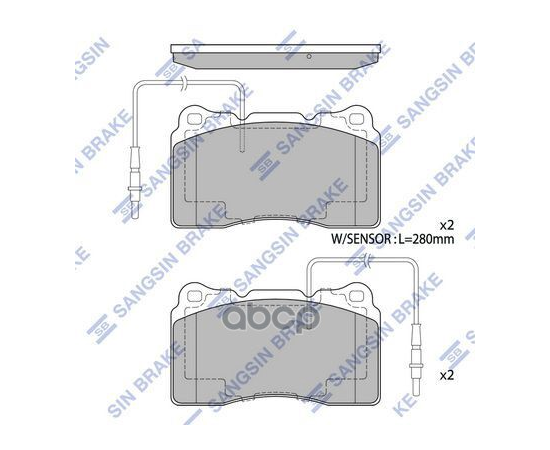 Купить КОЛОДКИ ТОРМОЗНЫЕ PEUGEOT 607 3.0 00-11 ПЕРЕДНИЕ SP4145