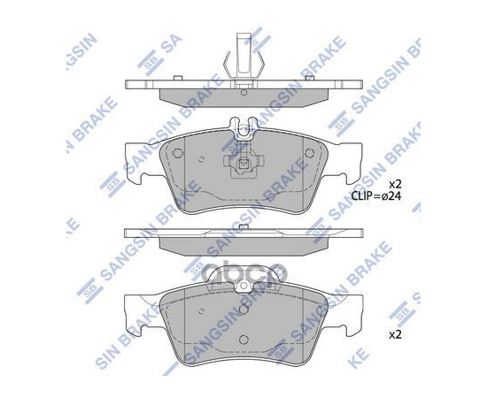 Купить КОЛОДКИ ТОРМОЗНЫЕ ДИСКОВЫЕ MB W211/S211 2.0-2.7CDI 02/SL R230 5.0/5.5 AMG 01 SP2209