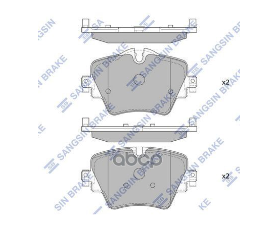 Купить КОЛОДКИ ТОРМОЗНЫЕ BMW X1 F48/ 2 F45/46 ПЕРЕДНИЕ SP4129