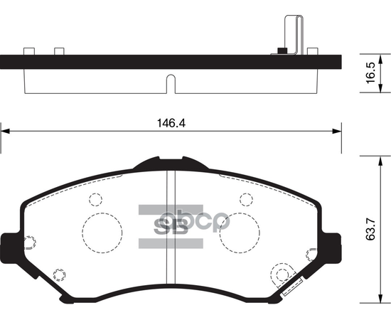 Купить КОЛОДКИ ТОРМОЗНЫЕ ДИСКОВЫЕ JEEP WRANGLER 2.8CRDI/3.8 V6 07 SP2185