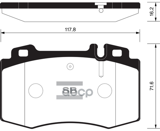 Купить КОЛОДКИ ТОРМОЗНЫЕ ДИСКОВЫЕ MB W220/W211 02 SP2193