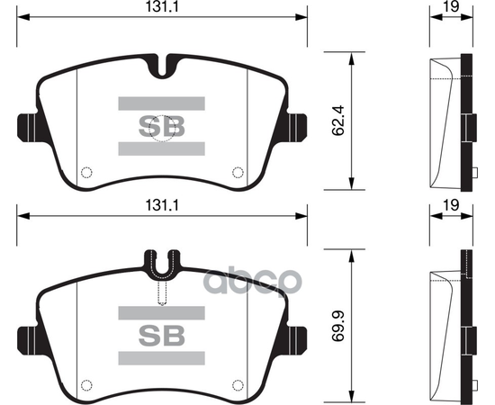 Купить КОЛОДКИ ТОРМОЗНЫЕ ДИСКОВЫЕ MB W203/S203/CL203/C209 1.6-2.0/2.0CDI/2.2CDI 00 SP2191