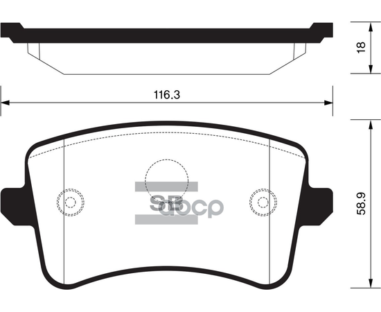 Купить КОЛОДКИ ТОРМОЗНЫЕ AUDI A4/A5/Q5 1.8-3.2 07- ЗАДНИЕ SP2146