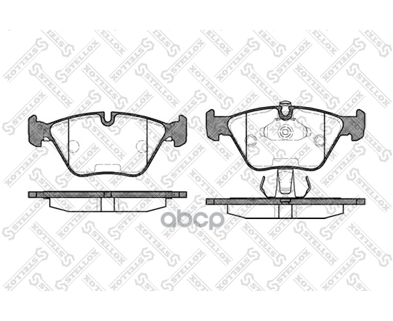 Купить КОЛОДКИ ТОРМОЗНЫЕ ДИСКОВЫЕ™STELLOX 281025BSX