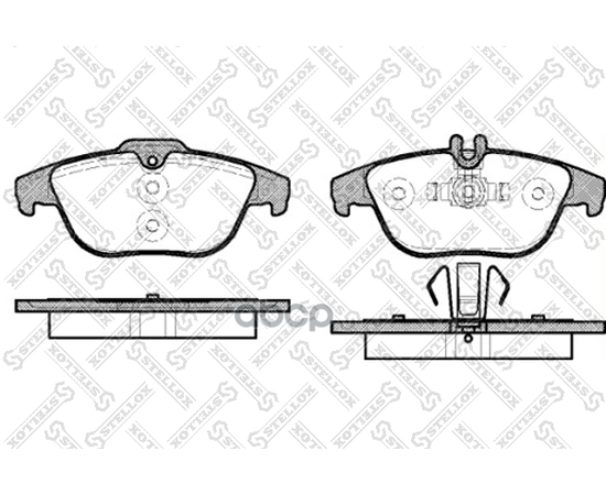 Купить КОЛОДКИ ТОРМОЗНЫЕ ДИСКОВЫЕ™STELLOX 002004SX