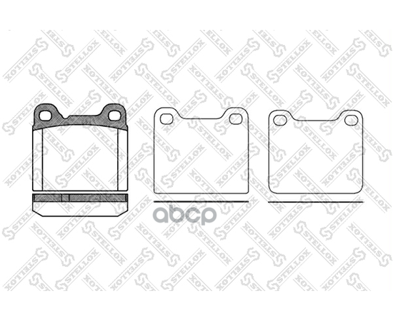 Купить КОЛОДКИ ТОРМОЗНЫЕ ДИСКОВЫЕ™STELLOX 268010SX