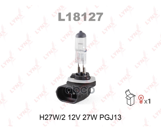 Купить ЛАМПА ГАЛОГЕНОВАЯ H27 12V 27W PGJ13 (881)  L18127