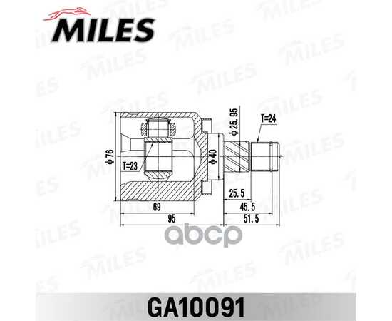 Купить ШРУС ВНУТРЕННИЙ NISSAN PRIMERA P12 01-07 GA10091