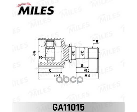 Купить ШРУС ВНУТРЕННИЙ ЛЕВЫЙ MAZDA 3 BK 03-09 GA11015