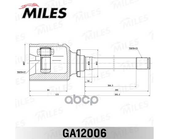 Купить ШРУС ВНУТРЕННИЙ ПРАВЫЙ LEXUS RX300/330 03-08 GA12006