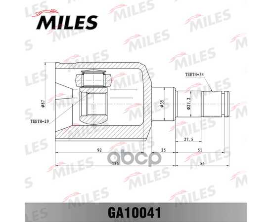 Купить ШРУС DAEWOO ESPERO (GSP 608002) GA10041