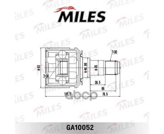 Купить ШРУС ВНУТРЕННИЙ TOYOTA LC PRADO J120/LEXUS GS470 02- GA10052