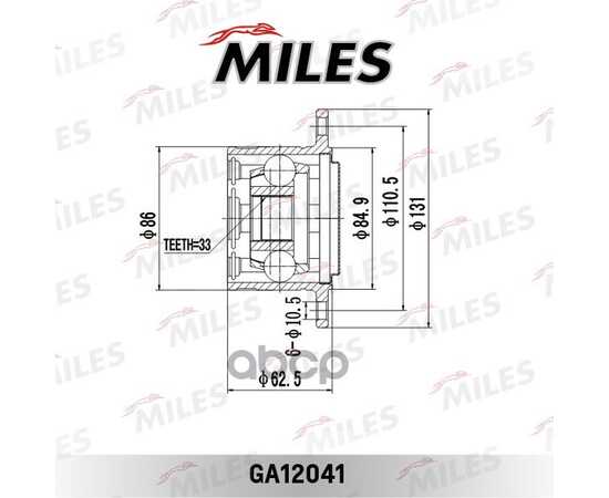 Купить ШРУС ВНУТРЕННИЙ ПРАВЫЙ MITSUBISHI PAJERO II/SPORT I/L200 III-IV 2.4D-3.0 91- (GSP 639036) GA12041