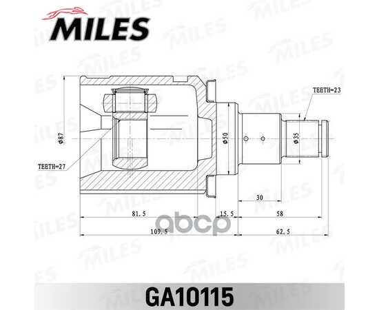 Купить ШРУС ВНУТРЕННИЙ TY RX300/330/350, ACU/MCU25/35, ACA2# (LH) (GSP 659084) GA10115