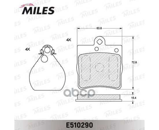 Купить КОЛОДКИ ТОРМОЗНЫЕ ЗАДНИЕ (СМЕСЬ CERAMIC СЕРИЯ PRO) MERCEDES-BENZ W202/W203/W209/W210/R171/CHRYSLER CROSSFIRE (TRW GDB1335) E510290