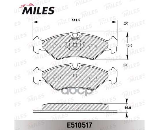 Купить КОЛОДКИ ТОРМОЗНЫЕ ЗАДНИЕ (СМЕСЬ CERAMIC СЕРИЯ PRO) MERCEDES SPRINTER (2-4T) 9506/VOLKSWAGEN LT 9606 (TRW GDB1262) E510517