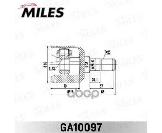 Купить ШРУС ВНУТРЕННИЙ MITSUBISHI SPACE RUNNER 91-98 GA10097