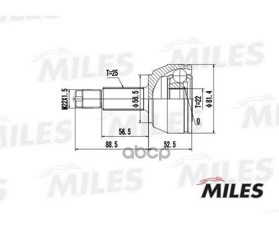 Купить ШРУС НАРУЖНЫЙ FORD ESCORT/FIESTA/ORION 1.4-1.8 90-99 (GKN 302871) GA20101