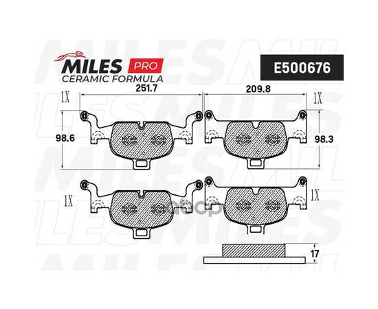 Купить КОЛОДКИ ТОРМОЗНЫЕ ПЕРЕДНИЕ (СМЕСЬ CERAMIC СЕРИЯ PRO) AUDI A4 15-/A5/Q5 16- (TRW GDB2126) E500676