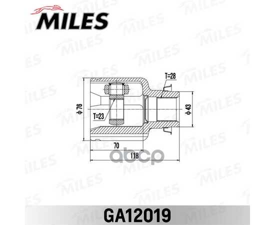 Купить ШРУС ВНУТРЕННИЙ ПРАВЫЙ MAZDA 3 АКПП 03-08 GA12019