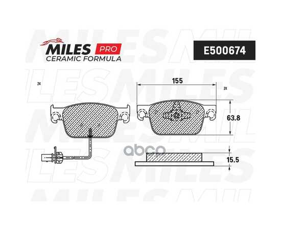 Купить КОЛОДКИ ТОРМОЗНЫЕ ПЕРЕДНИЕ (СМЕСЬ CERAMIC) AUDI A4 15-/A5 16- (TRW GDB2127) E500674