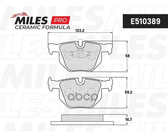 Купить КОЛОДКИ ТОРМОЗНЫЕ ЗАДНИЕ (СМЕСЬ CERAMIC СЕРИЯ PRO) BMW E90/E91/E84 (TRW GDB1560) E510389