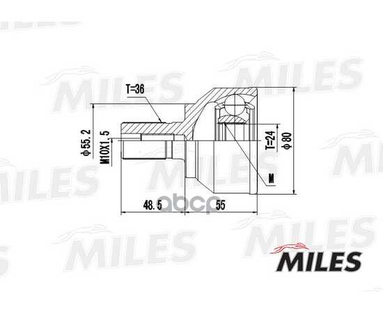 Купить ШРУС НАРУЖНЫЙ MAZDA 3 2.3 03- (GKN 306217) GA20209