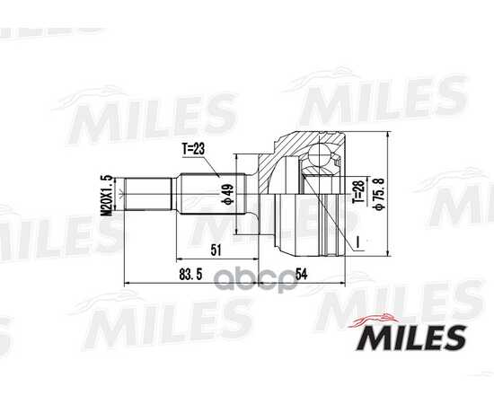 Купить ШРУС НАРУЖНЫЙ RENAULT CLIO 1.2 04- (С ABS) (GSP 850112) GA20386