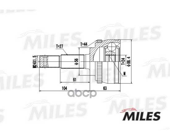 Купить ШРУС НАРУЖНЫЙ NISSAN PRIMERA 2.0 02- (GSP 841049) GA20320