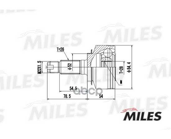 Купить ШРУС НАРУЖНЫЙ HONDA JAZZ 1.4 02-08 (GKN 304683) GA20157