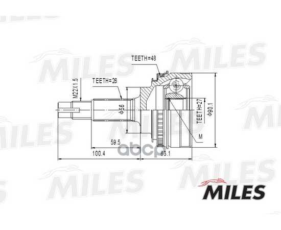 Купить ШРУС НАРУЖНЫЙ TOYOTA CELICA/CAMRY 90-97 (С ABS) (SKF VKJA5728) GA20471