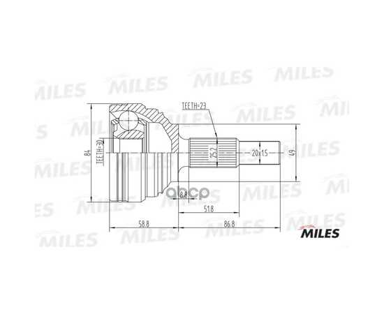 Купить ШРУС НАРУЖНЫЙ RENAULT MEGANE 1.4-1.6 03- (SKF VKJA5388) GA20396