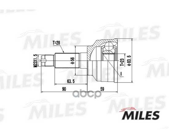 Купить ШРУС НАРУЖНЫЙ MAZDA 626 1.8/2.0 92-02 (GKN 302788) GA20227