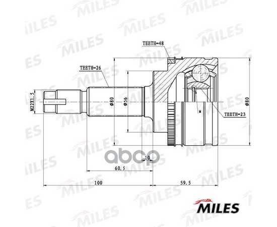 Купить ШРУС НАРУЖНЫЙ TOYOTA AVENSIS 2.0TD 97-03 (GSP 859269) GA20455