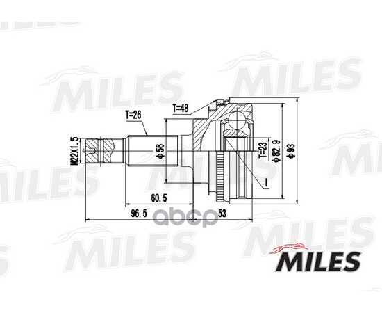 Купить ШРУС НАРУЖНЫЙ TOYOTA COROLLA 1.6 92-02 (С ABS) (SKF VKJA5600) GA20476