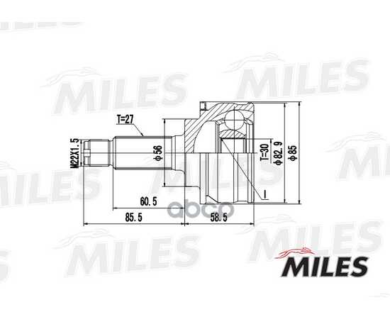 Купить ШРУС НАРУЖНЫЙ SUBARU FORESTER 2.0 97-02 (GSP 856017) GA20416