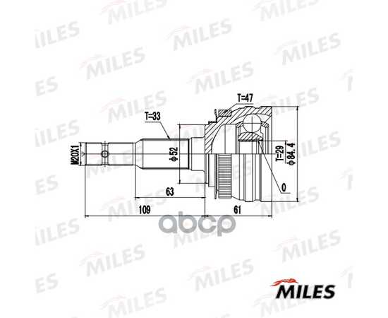 Купить ШРУС НАРУЖНЫЙ DAEWOO ESPERO 1.8-2.0L 95-99 (SKF VKJA5602) GA20544