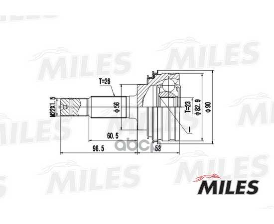 Купить ШРУС НАРУЖНЫЙ TOYOTA CARINA/COROLLA/CELICA 1.3-1.6 83-02 (SKF VKJA5599) GA20469