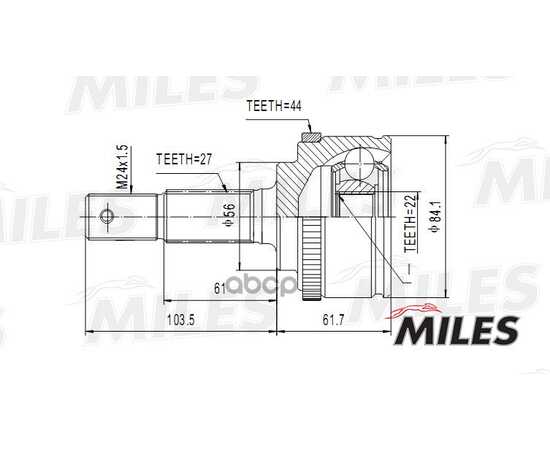 Купить ШРУС НАРУЖНЫЙ NISSAN PRIMERA 1.6 96-02 (С ABS) (GKN 303380) GA20311