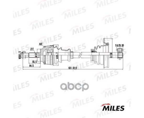 Купить ПРИВОД В СБОРЕ ЛЕВЫЙ RENAULT CLIO II/KANGOO 1.2-1.9DTI 97-09 С ABS МКПП (GKN 304689) GC01167