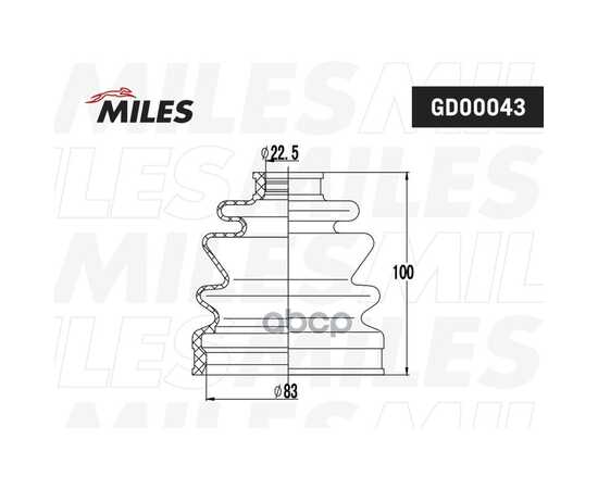 Купить ПЫЛЬНИК ШРУСА ВНУТРЕННИЙ MITSUBISHI PAJERO SPORT -09 GD00043