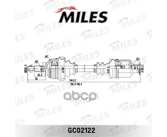 Купить ПРИВОД В СБОРЕ ПРАВЫЙ (ABS) RENAULT MEGANE/SCENIC 1.6-2.0 99- (GKN 303620) GC02122